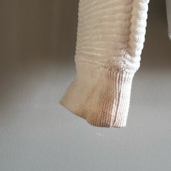 roxy white beach ribbed sweater - Picture 3 of 4